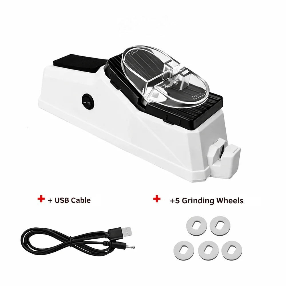 Rechargeable Electric Knife Sharpener for Effortless Edge Maintenance
