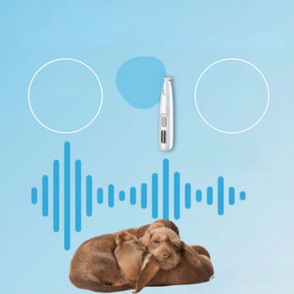 Whisper-Quiet Grooming Trimmer for Paws with LED Light