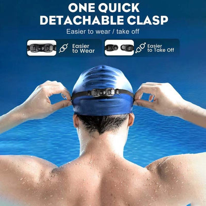 AquaVision Swim Goggles with Anti-Fog Clarity and Comfort Fit