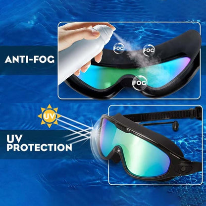AquaVision Swim Goggles with Anti-Fog Clarity and Comfort Fit