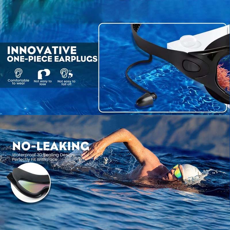 AquaVision Swim Goggles with Anti-Fog Clarity and Comfort Fit
