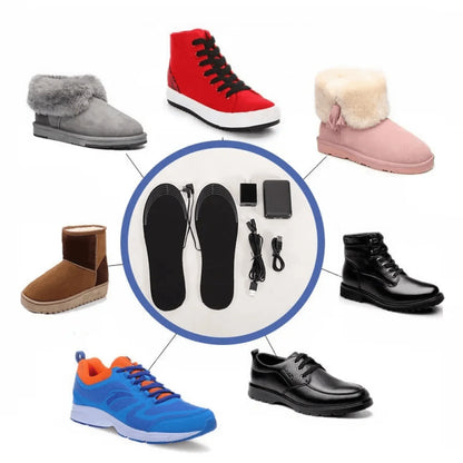 Smart Heated Insoles with Custom Temperature Settings