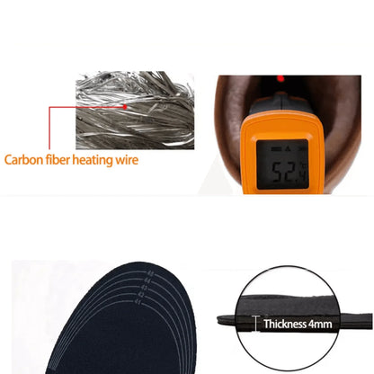 Smart Heated Insoles with Custom Temperature Settings