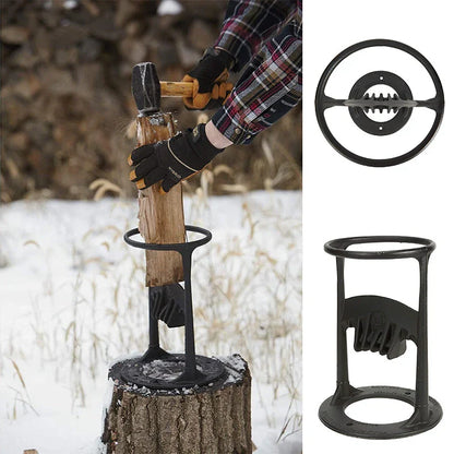 Effortless Firewood Splitter for Safe and Easy Use