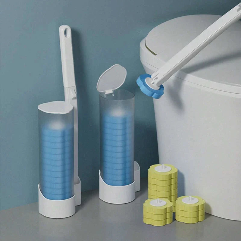 Hygienic Disposable Toilet Cleaning System with Fresh Scents