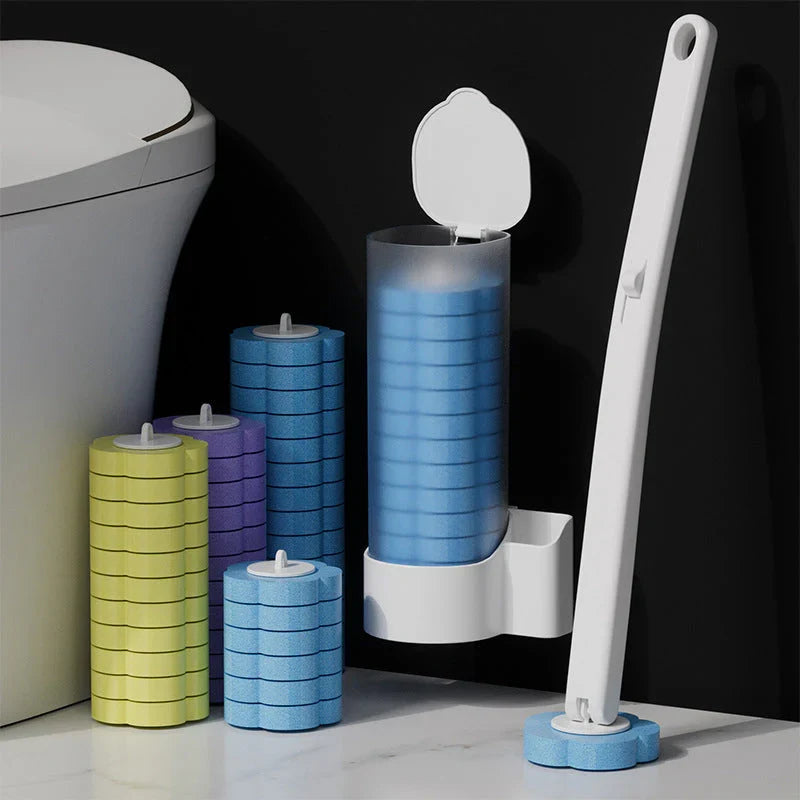 Hygienic Disposable Toilet Cleaning System with Fresh Scents