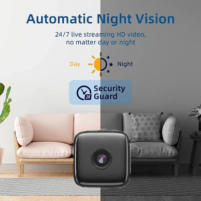 Smart Indoor Surveillance Camera with Night Vision & Alerts