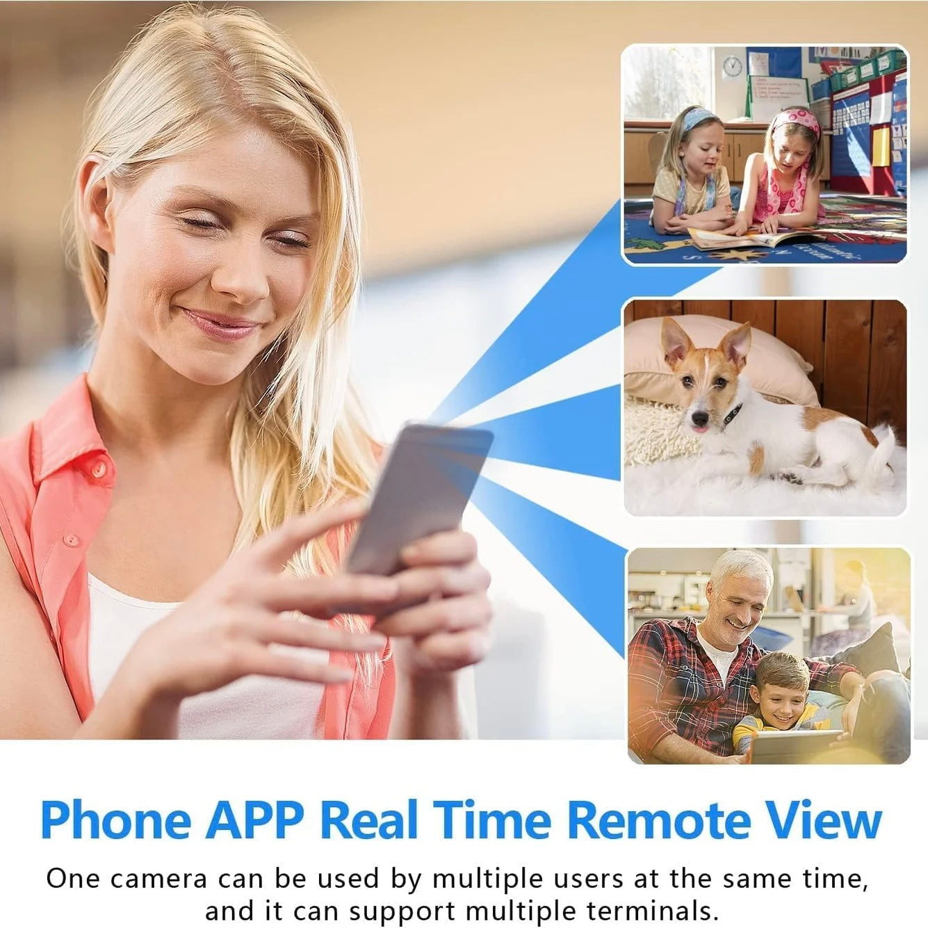Smart Indoor Surveillance Camera with Night Vision & Alerts
