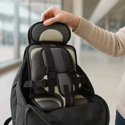Compact Travel Child Seat with Secure Five-Point Harness