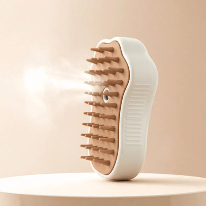 Hydrating Pet Brush with Gentle Silicone Tips