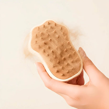 Hydrating Pet Brush with Gentle Silicone Tips