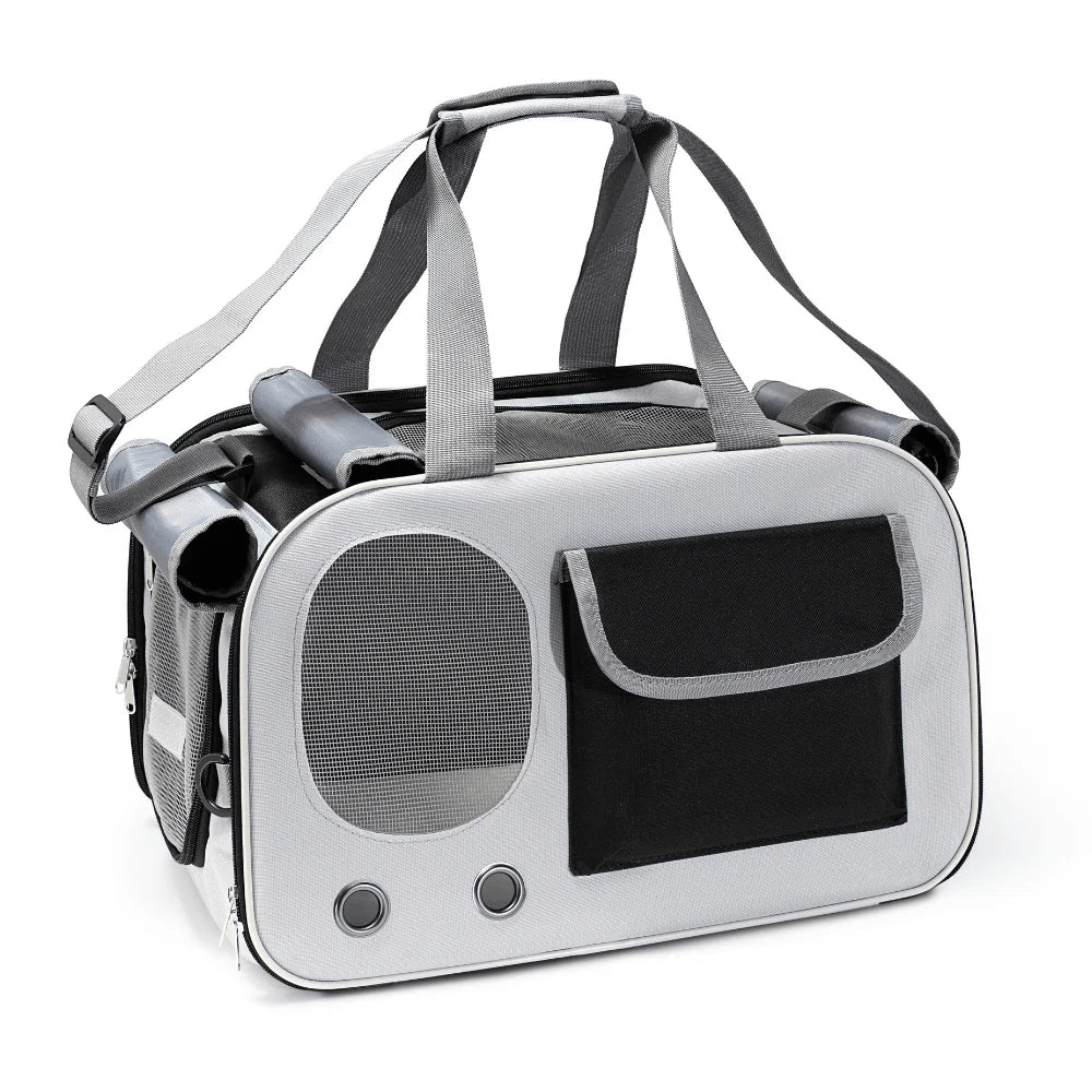 Comfortable Cat Travel Bag with Breathable Mesh Design