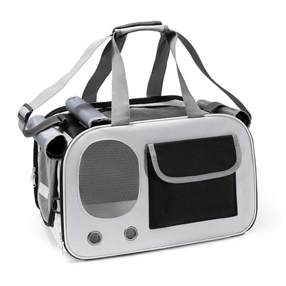 Comfortable Cat Travel Bag with Breathable Mesh Design