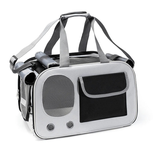 Comfortable Cat Travel Bag with Breathable Mesh Design