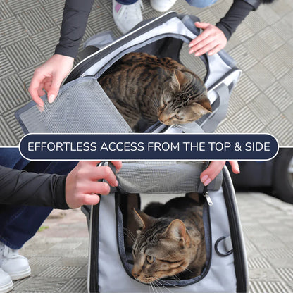 Comfortable Cat Travel Bag with Breathable Mesh Design