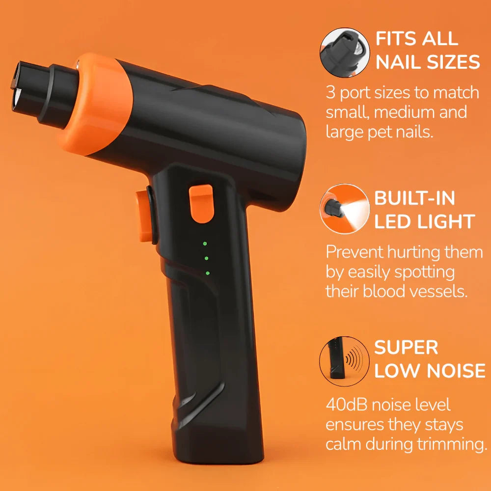 PawCare Nail Finisher with LED Light & Variable Speed Control