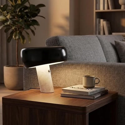 Sleek Touch-Controlled Table Lamp with Marble Base