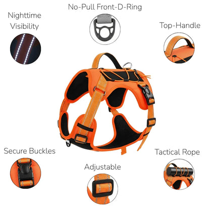 Comfort Fit Dog Harness with Reflective Safety Strips