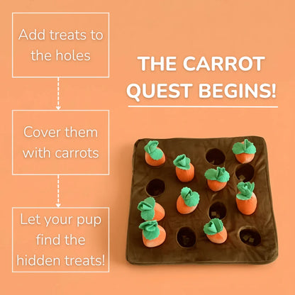 Treat Seeker Interactive Mat with Non-Slip Base and Washable Cover