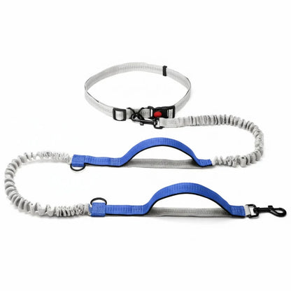 Hands-Free Dog Leash with Adjustable Belt and Reflective Accents