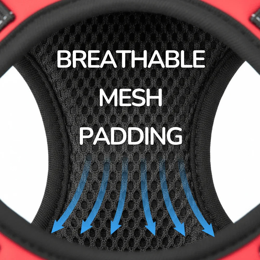 Reflective Mesh Dog Harness with Control Handle