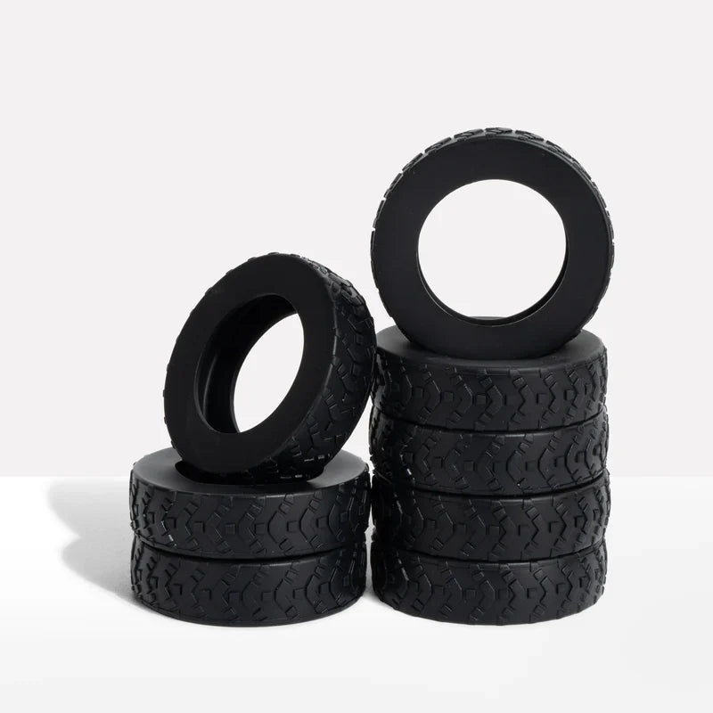 Travel Wheel Shields with Impact-Resistant Silicone, Set of 8