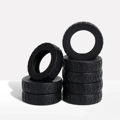 Travel Wheel Shields with Impact-Resistant Silicone, Set of 8