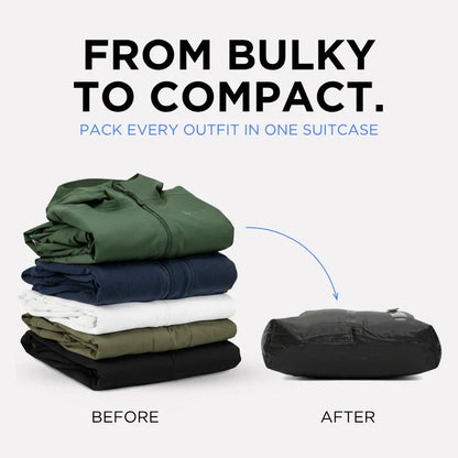 Compact Compression Storage Bags for Travel and Home, 2-Pack
