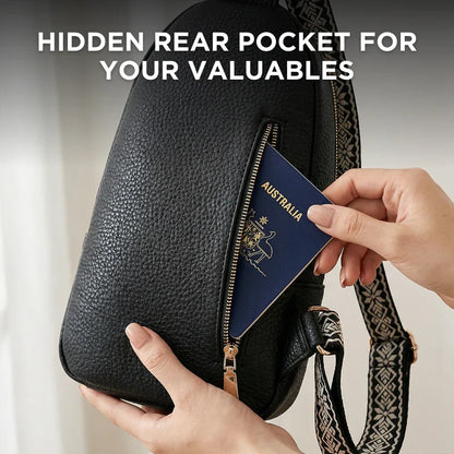 Sleek Anti-Theft Crossbody Bag with Adjustable Strap