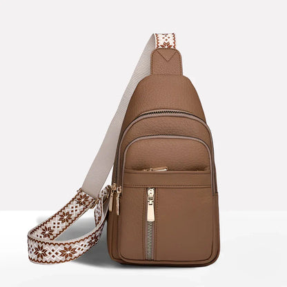 Sleek Anti-Theft Crossbody Bag with Adjustable Strap