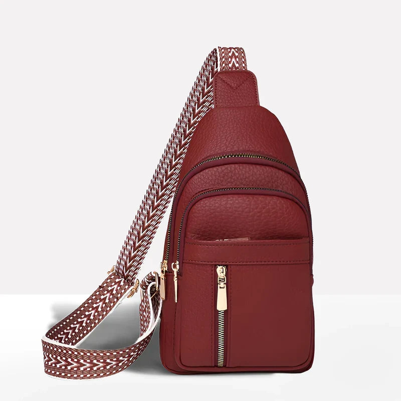 Sleek Anti-Theft Crossbody Bag with Adjustable Strap