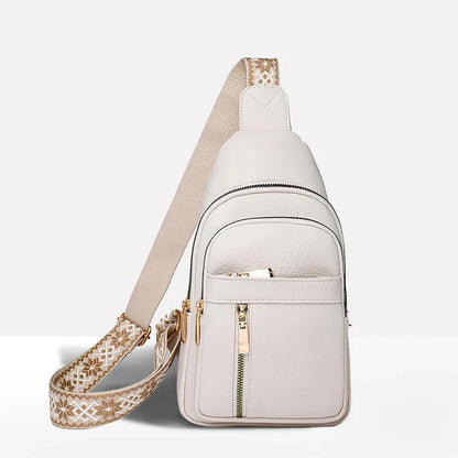 Sleek Anti-Theft Crossbody Bag with Adjustable Strap
