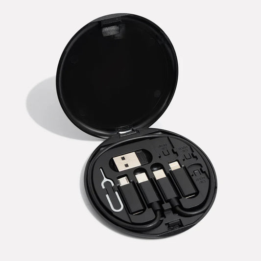 All-in-One Travel Charging Cable Kit with Versatile Adapters