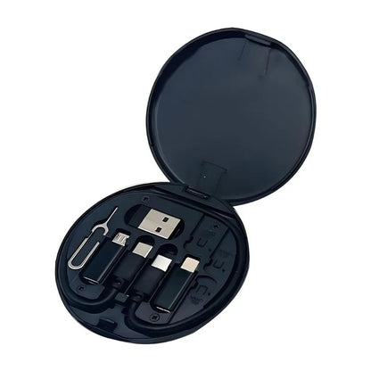 All-in-One Travel Charging Cable Kit with Versatile Adapters