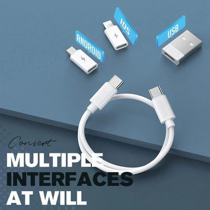 All-in-One Travel Charging Cable Kit with Versatile Adapters