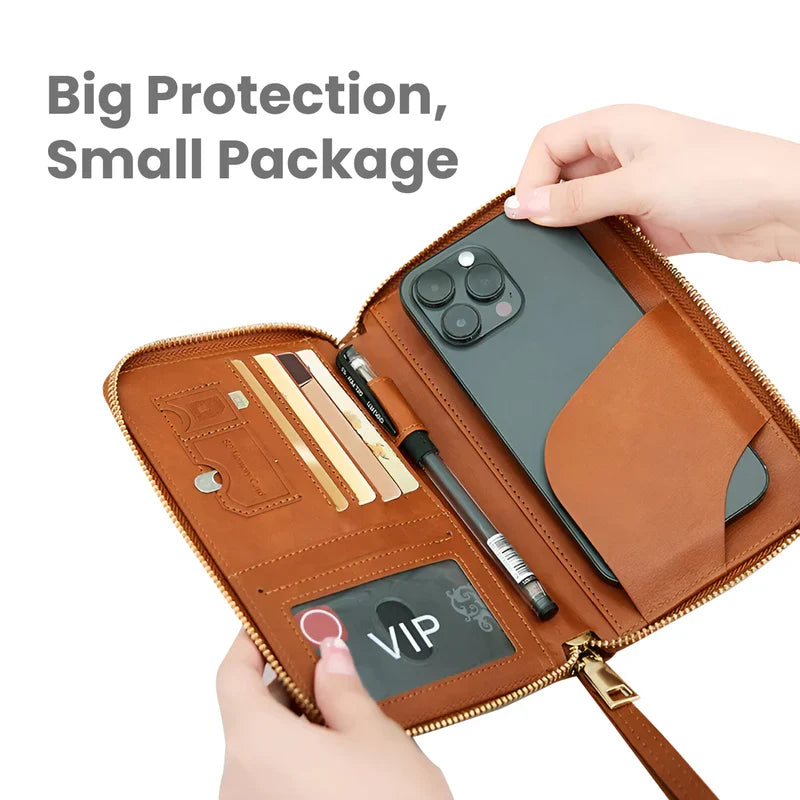 Smart Travel Document Organizer with Waterproof Design