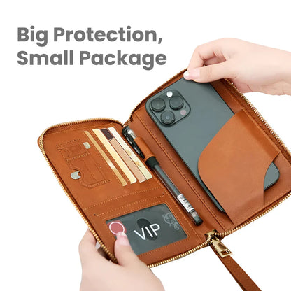 Smart Travel Document Organizer with Waterproof Design