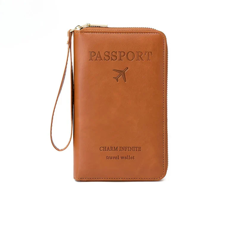 Smart Travel Document Organizer with Waterproof Design