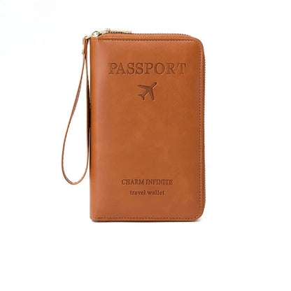 Smart Travel Document Organizer with Waterproof Design