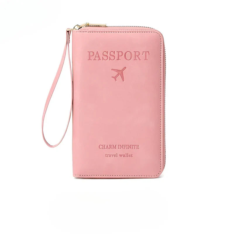 Smart Travel Document Organizer with Waterproof Design