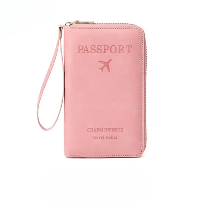 Smart Travel Document Organizer with Waterproof Design