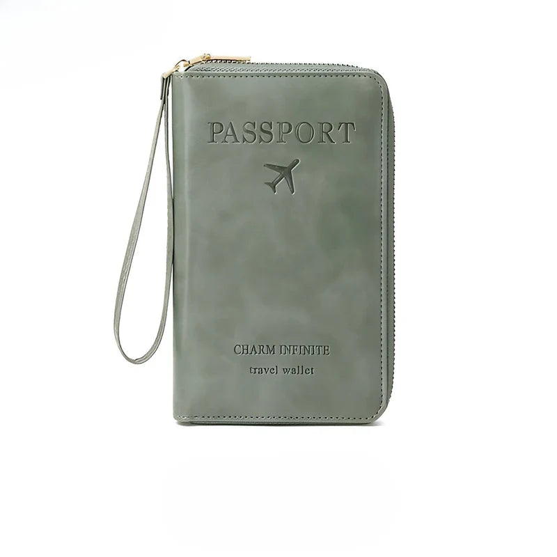 Smart Travel Document Organizer with Waterproof Design