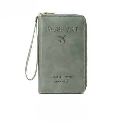 Smart Travel Document Organizer with Waterproof Design