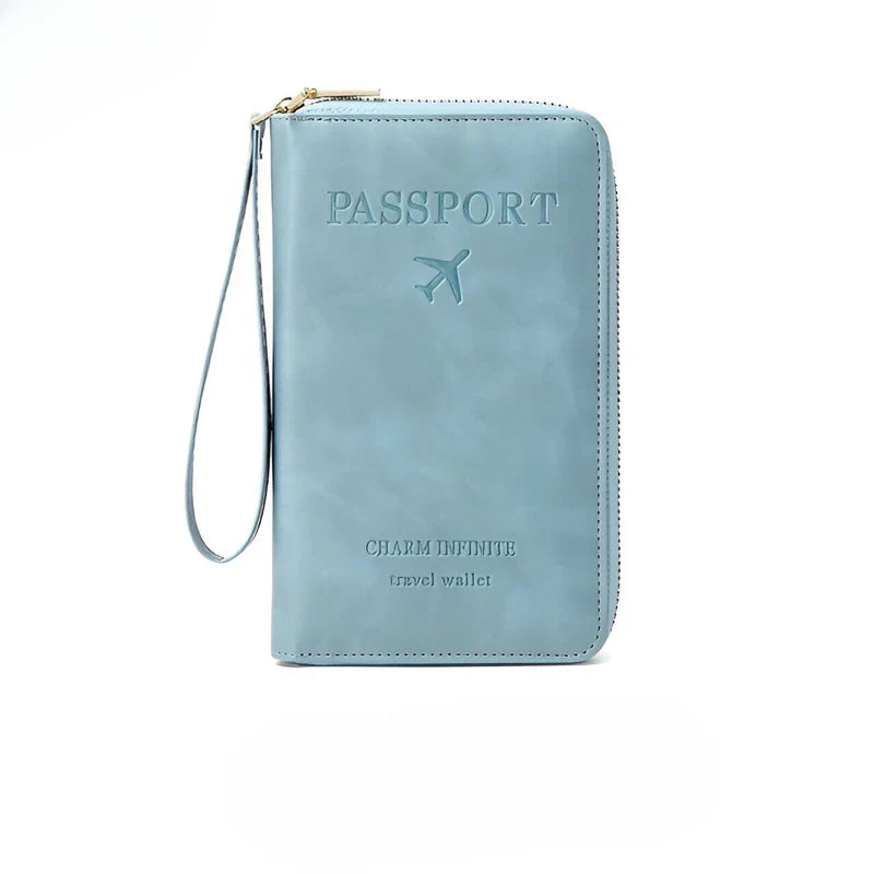 Smart Travel Document Organizer with Waterproof Design