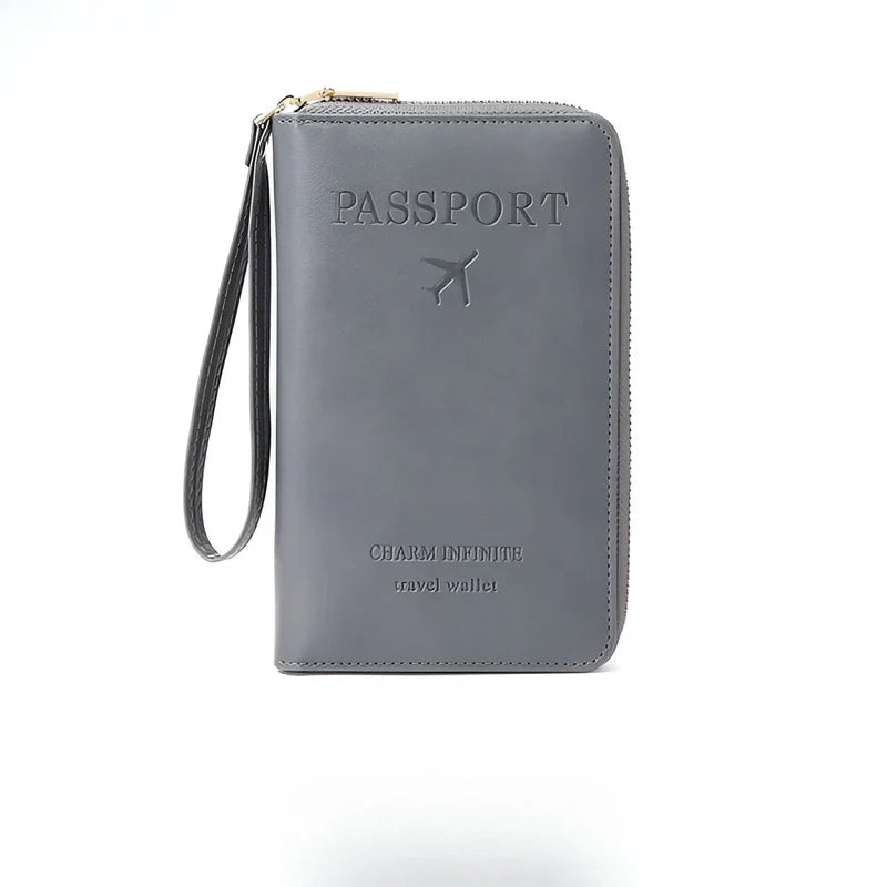 Smart Travel Document Organizer with Waterproof Design