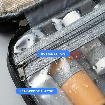 Travel-Ready Hanging Toiletry Storage Solution