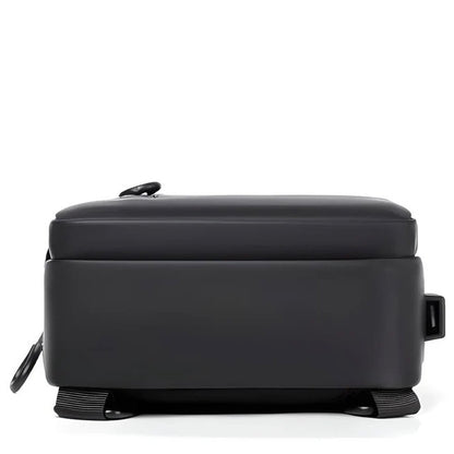 Versatile Crossbody Bag with Water-Resistant Fabric & USB Port