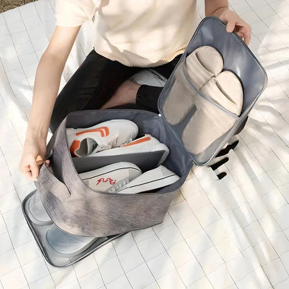 Ultimate Travel Shoe Keeper with Smart Compartments & Strap