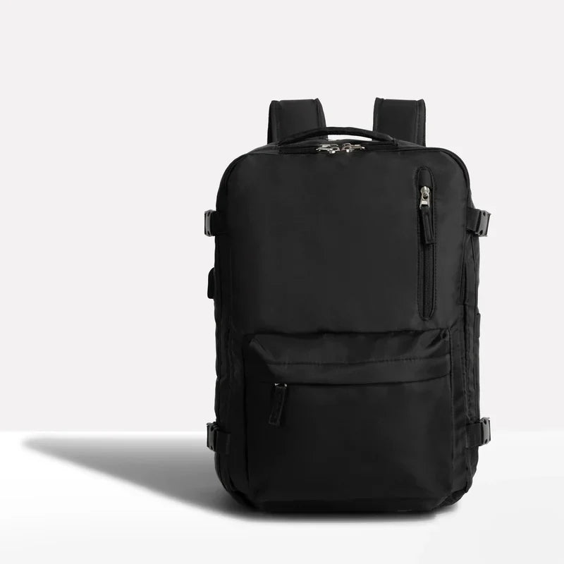 Versatile Travel Backpack with Expandable Flat Packing Design