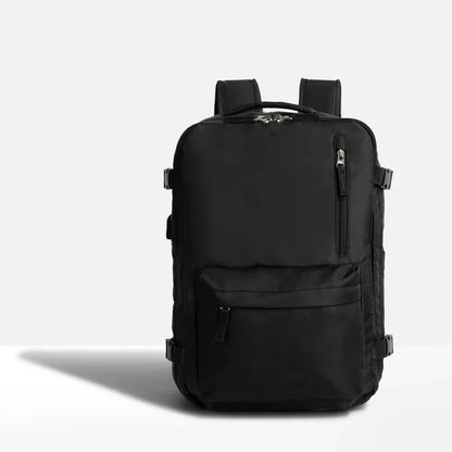 Versatile Travel Backpack with Expandable Flat Packing Design